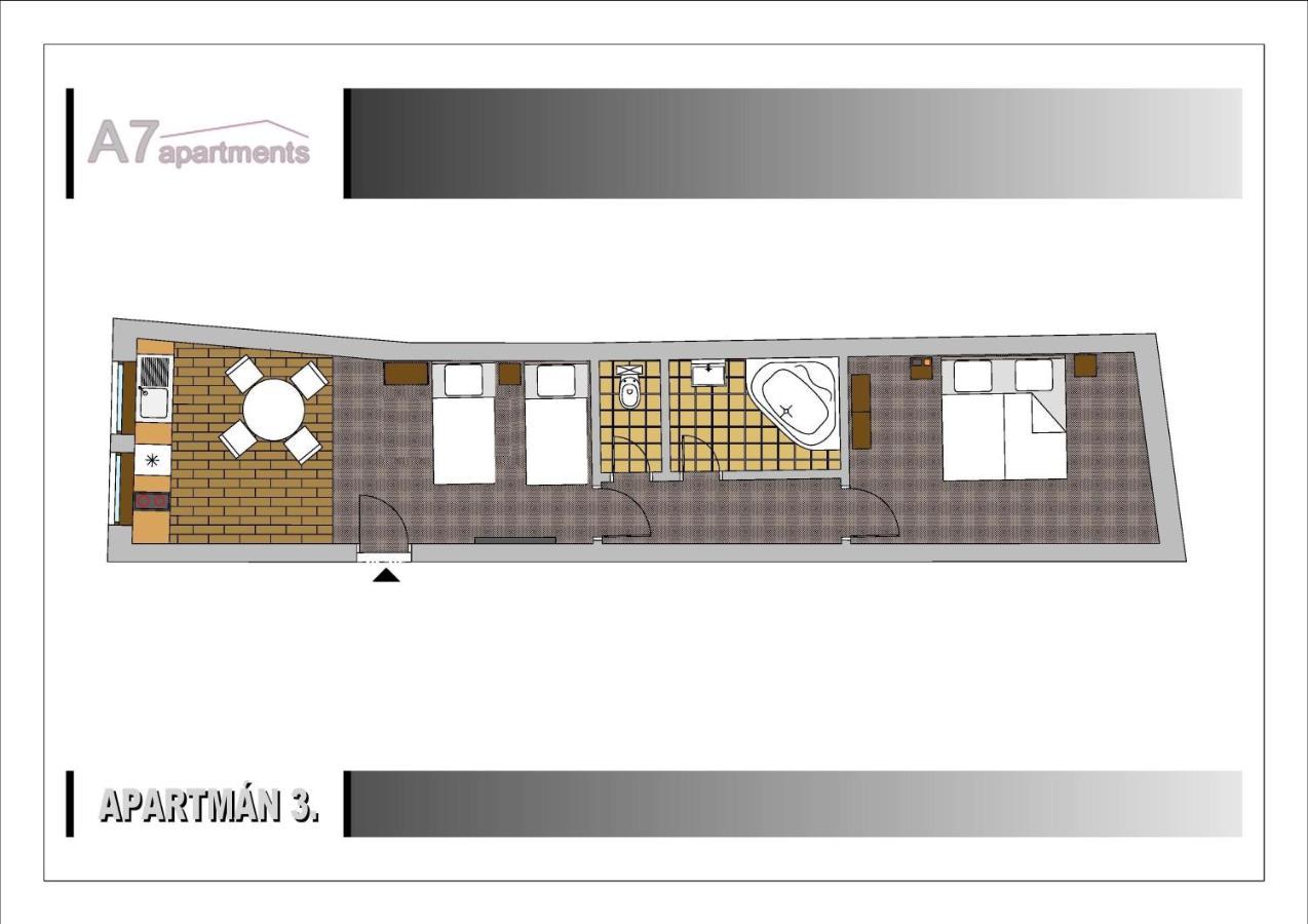 A7 Apartments Komárno エクステリア 写真